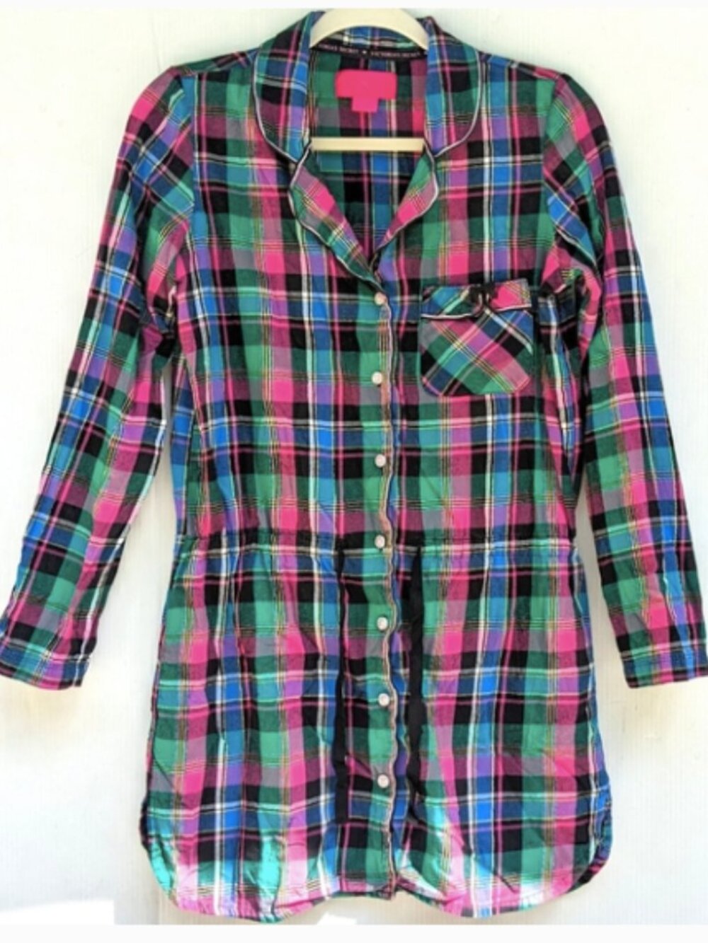 Victoria's Secret Plaid Nightshirt